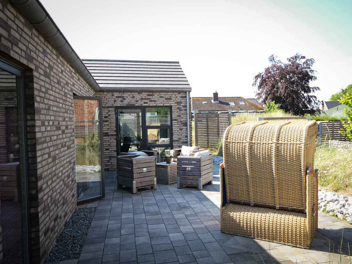 Terrasse Skandinavisches Haus Tating